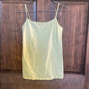 Pale yellow Faded Glory tank!